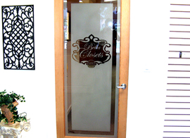 Decorative Glass Large Logo