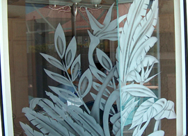 Etch Glassware Palm Tree One